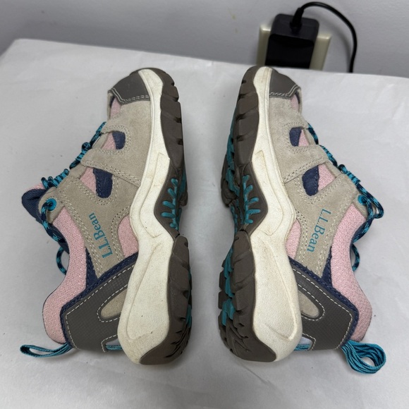 L.L. Bean Kids Trail Model Hikers Low in Pink‎ Graphite Size 4 - Picture 9 of 11